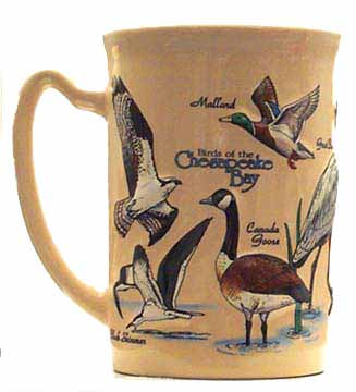 Birds Of The Chesapeake Bay Raised Design Coffee Mug