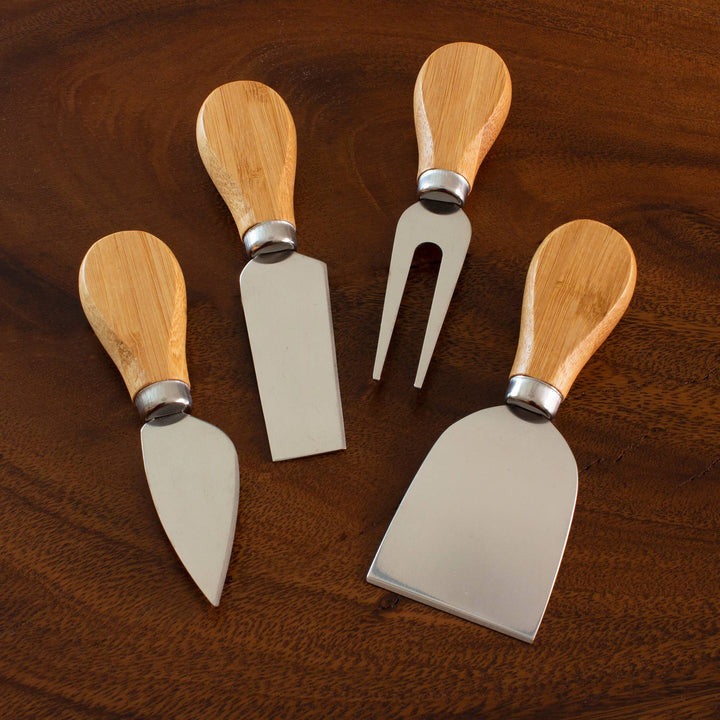 Cheese Tools Bamboo Set of 4 Display