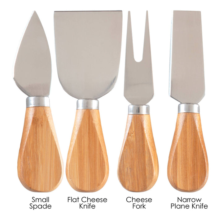 Cheese Tools Bamboo Set of 4 Types