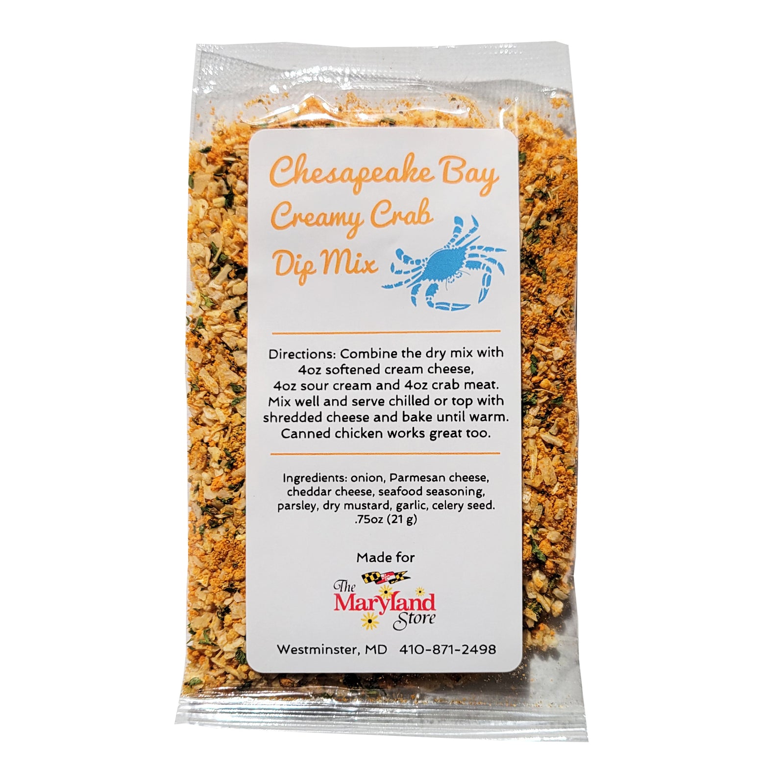 Chesapeake Bay Creamy Crab Dip Mix Mini