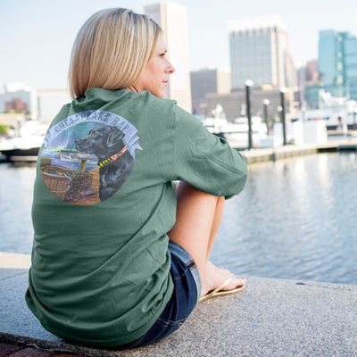 Chesapeake Bay Paradise Long Sleeve T-Shirt Model