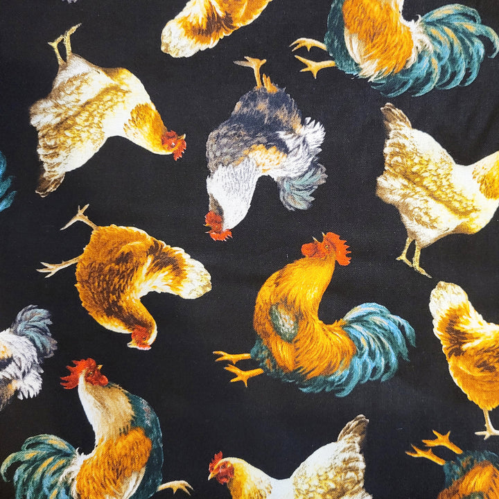 Chickens Microwave Bowl Cozy Potholder Fabric Sample