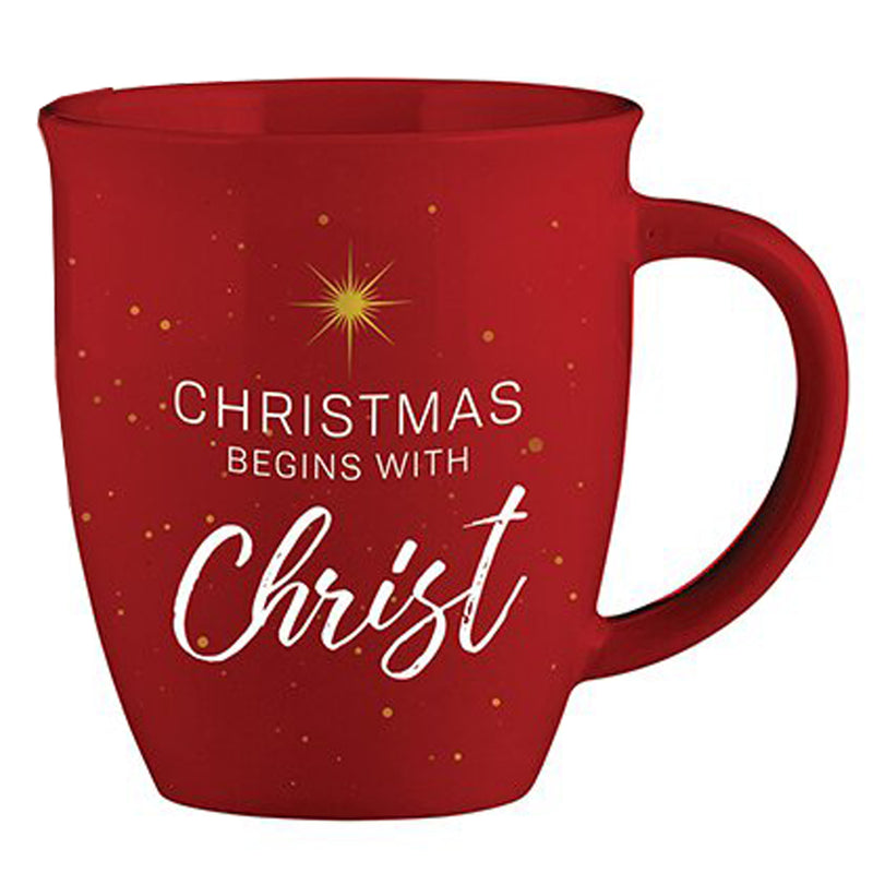 Christmas Begins With Christ Coffee Mug