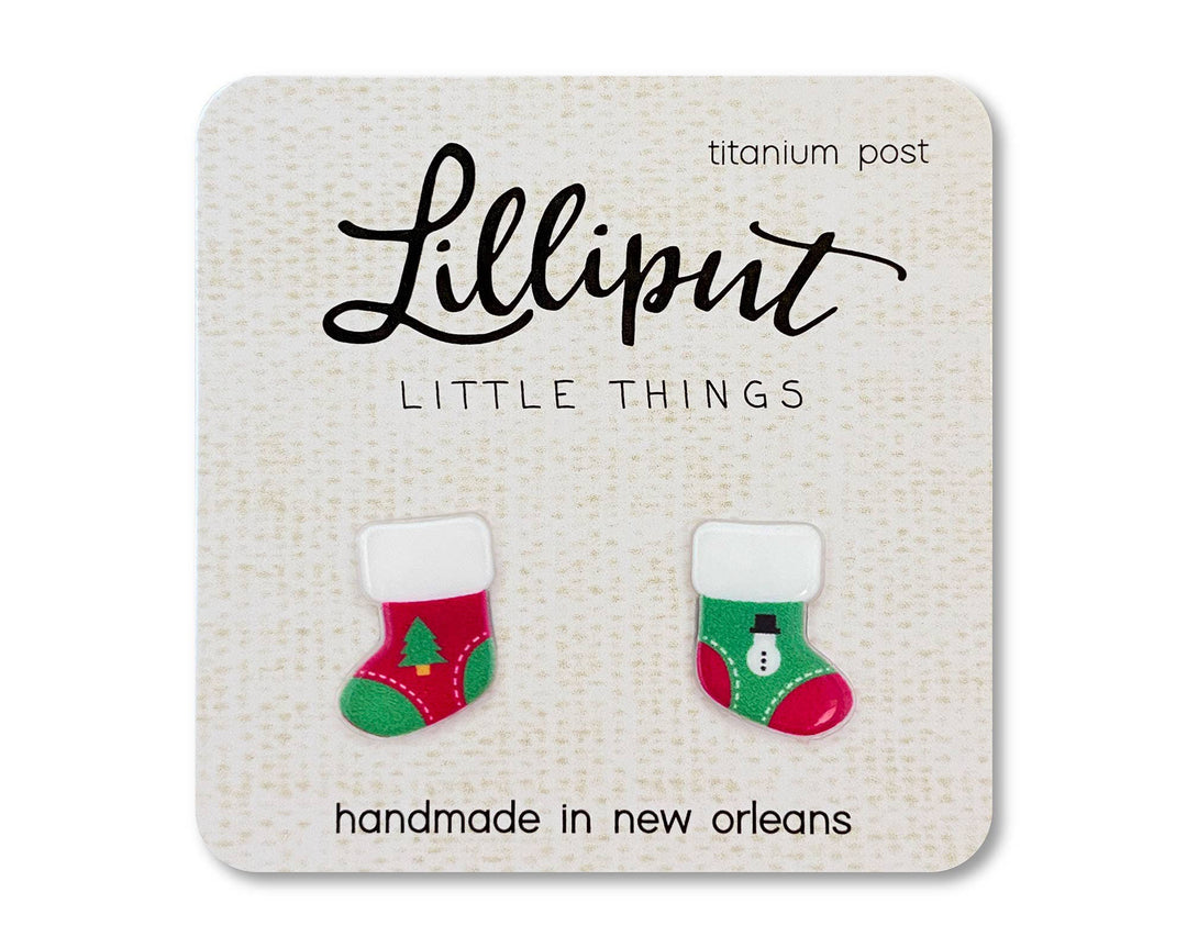Christmas Stockings Lilliput Earrings