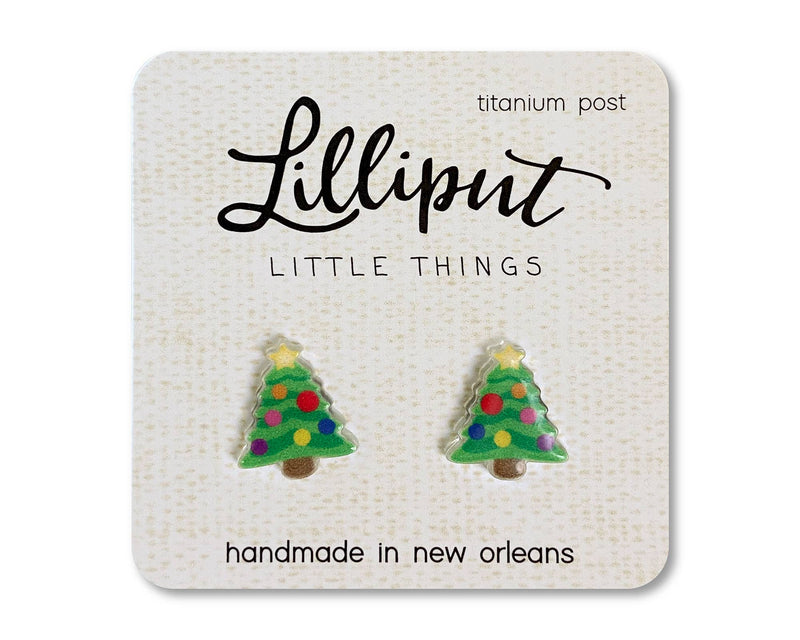 Christmas Tree Lilliput Earrings