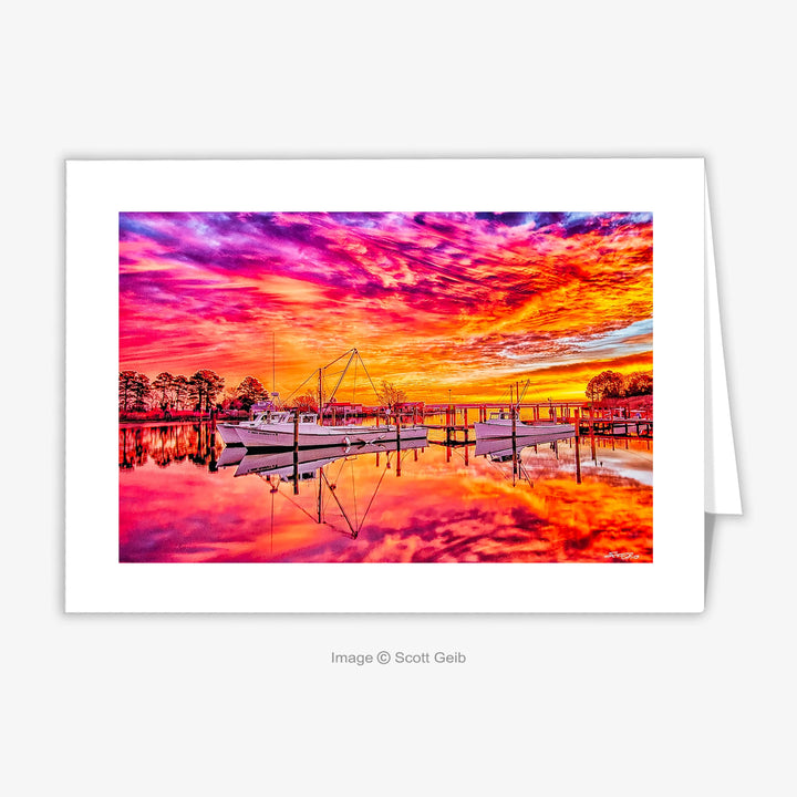 Cobb Island Harbor Note Card