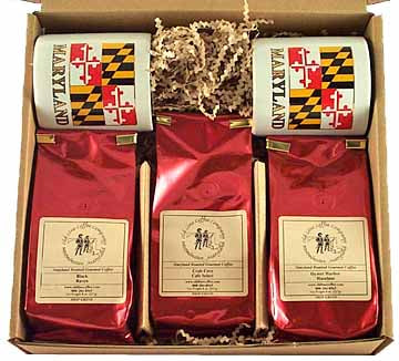 Old Line Coffee and Mugs Gift Box