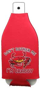 Don't Bother Me I'm Crabby Bottle Coolie