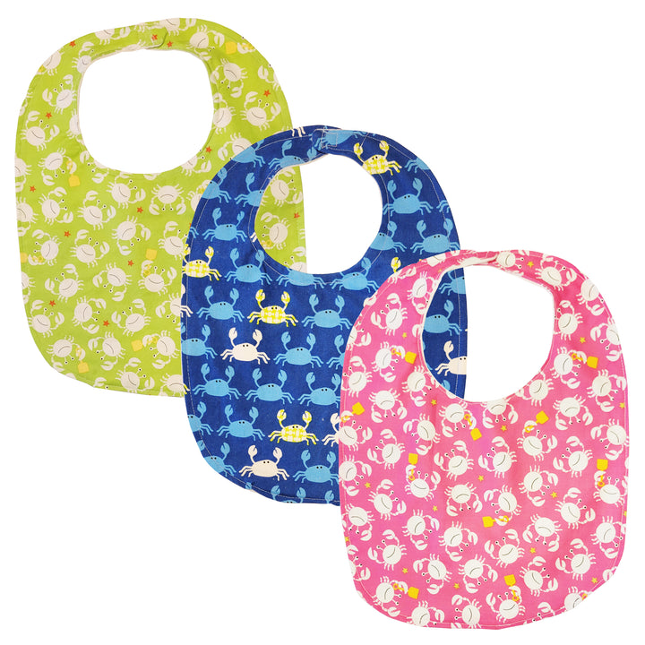 Crab Baby Bib Assorted Designs