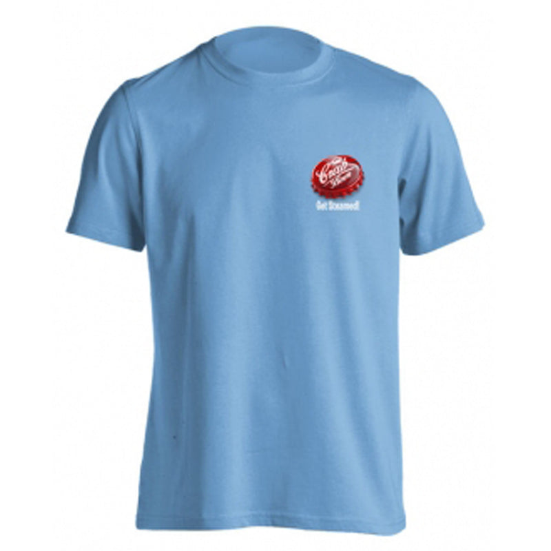 Crab Beer Chesapeake Bay Blue T-Shirt Medium