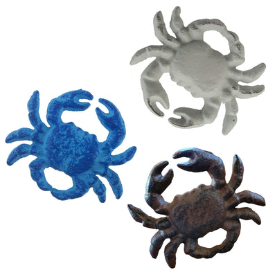 Crab Cast Iron Drawer Pull - Assorted Colors