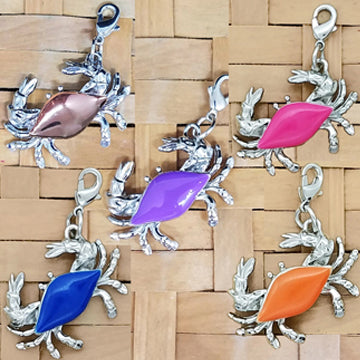 Crab Jewelry Charms - Available in 5 Colors