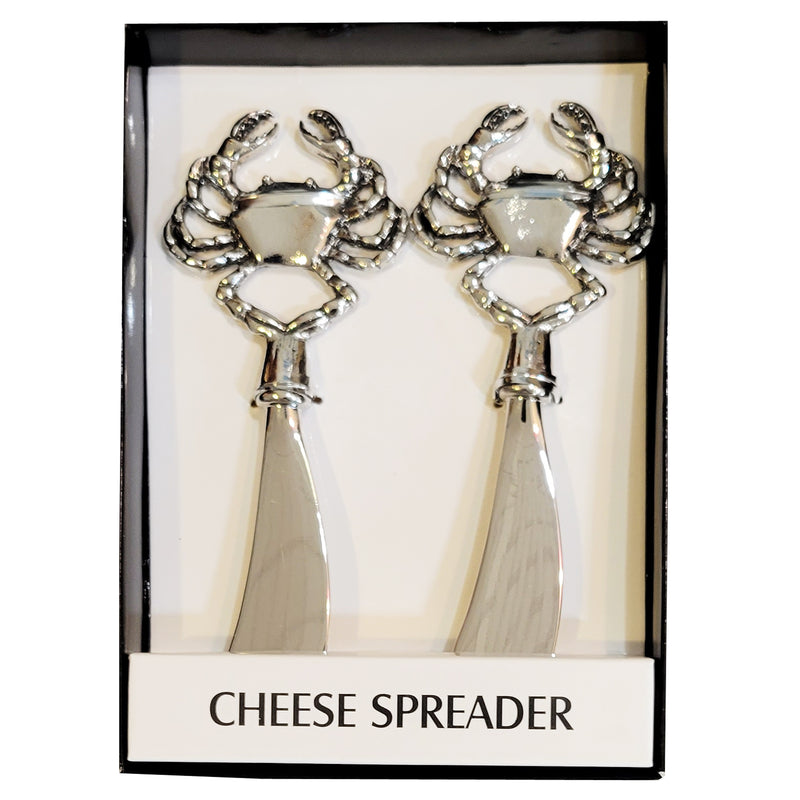 Crab Cheese Spreaders Set of 2 Boxed