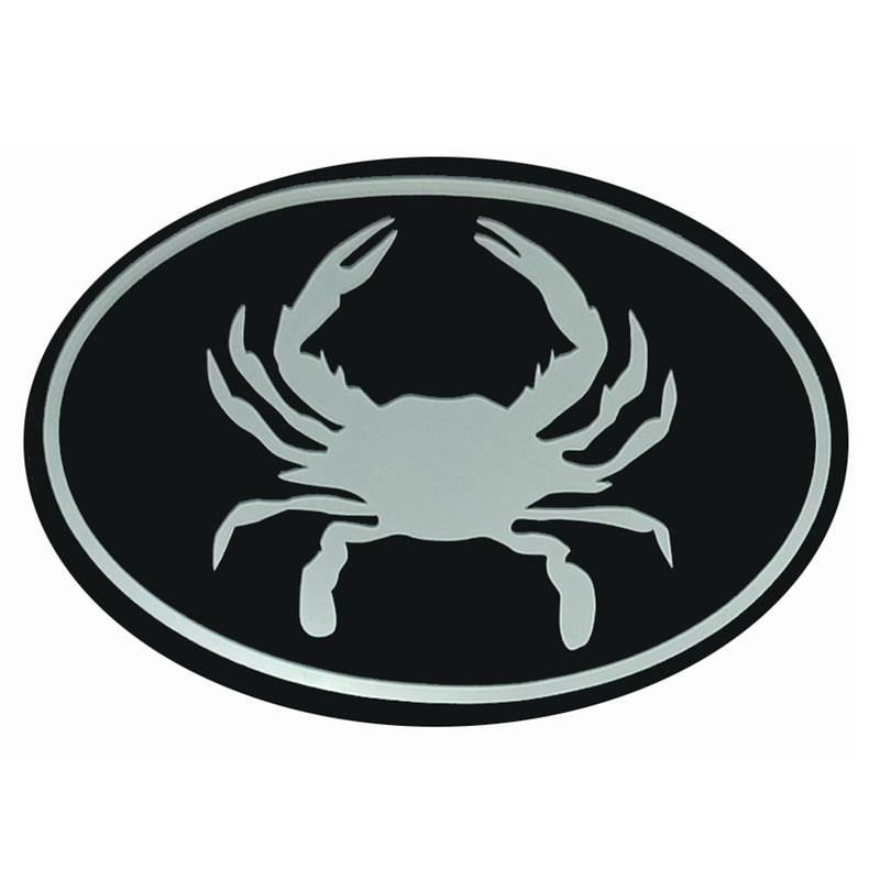 Crab Chrome (Reflective) Euro Sticker Oval