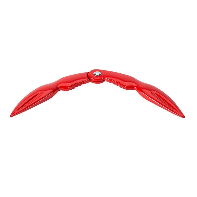 Red Crab Metal Claw Cracker Open