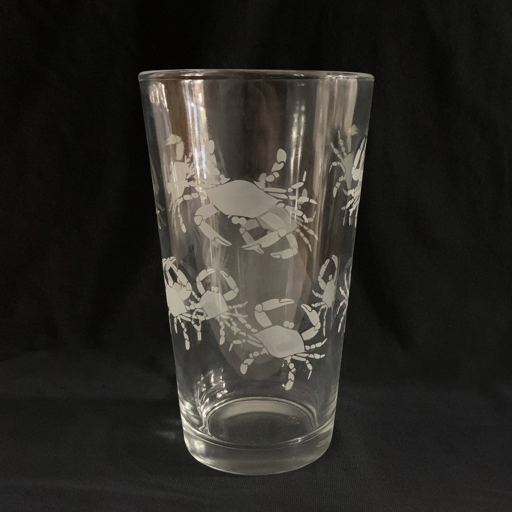 Crab Pint Glass (Tumbler)