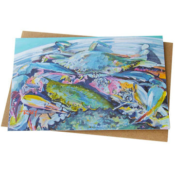 Crab Pot Note Card