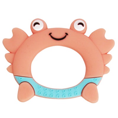 Happy Crab Silicone Infant Teether by Busy Baby