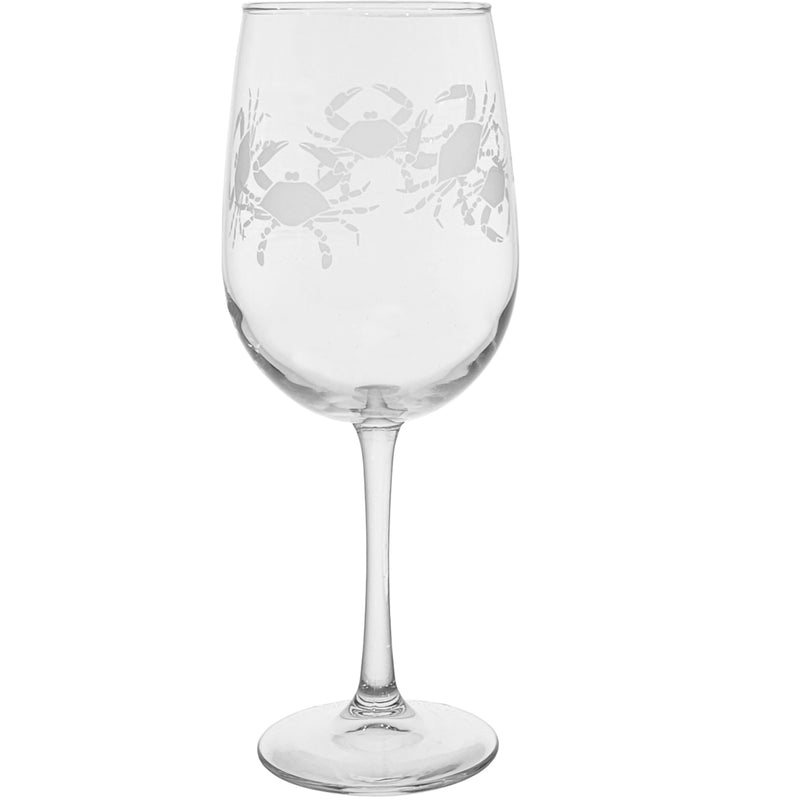 Crab Stemmed Wine Glass