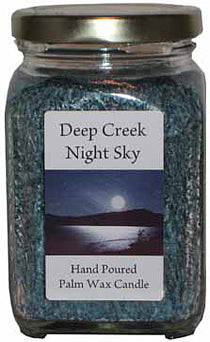 Deep Creek Night Sky Palm Wax Candle