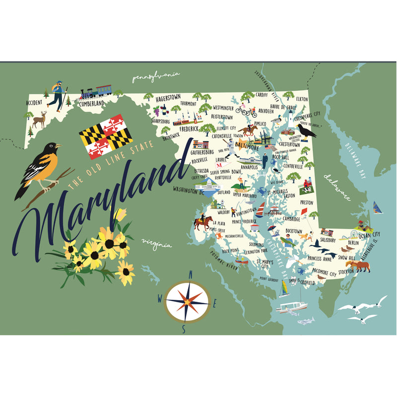 Destination Maryland 1,000 Piece Puzzle