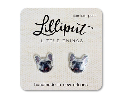French Bulldog Lilliput Earrings