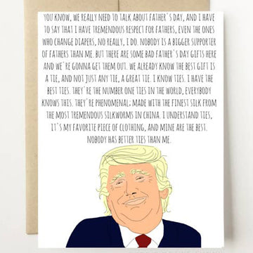 Trump Funny Father's Day Card