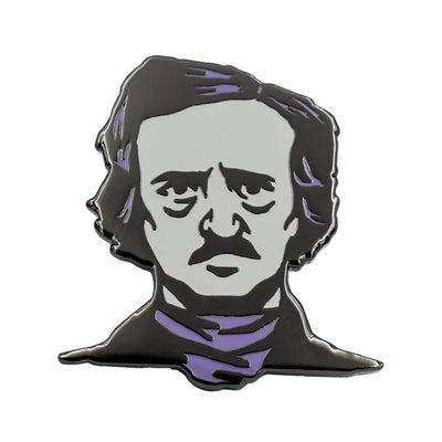 Edgar Allan Poe Enamel Tack Pin