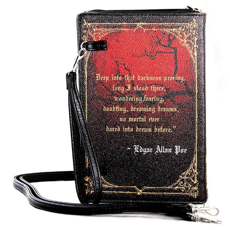 Edgar Allan Poe The Raven Book Purse Back