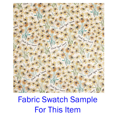 Black Eyed Susans Petite Print Fabric Swatch Sample