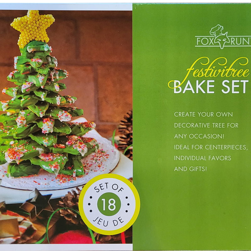 Festive Trees Cookie Cutter Bake Gift Set Packaging