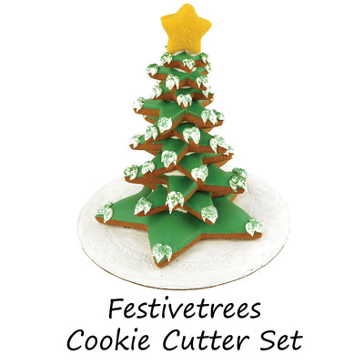 Festive Trees Cookie Cutter Bake Gift Set