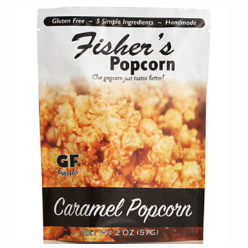 Fisher's Caramel Popcorn - 2oz Pouch