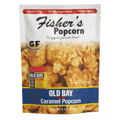 Fisher's Old Bay Seasoning Caramel Popcorn - 2oz Pouch