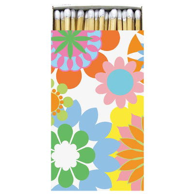 Floral 4 inch Boxed Matches