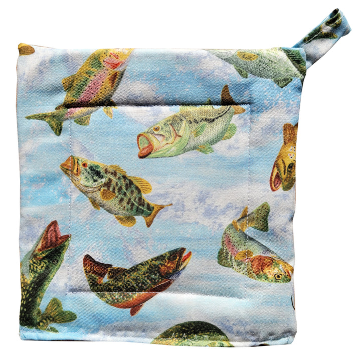 Freshwater Fish Potholder Locally Sewn