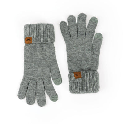Britt's Knits Gloves Gray
