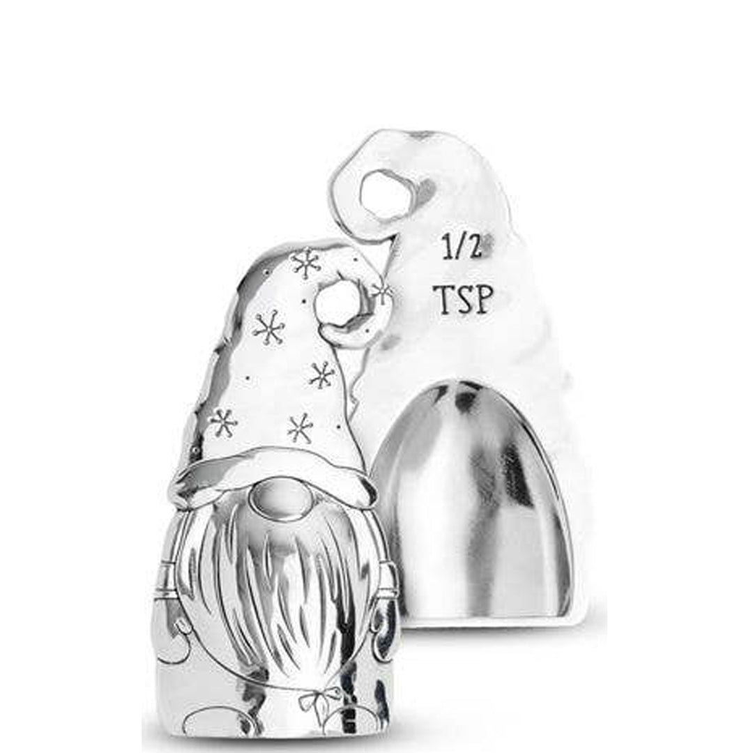 Gnome Measuring Spoon Sitter 1/2 teaspoon size (front &amp; back)