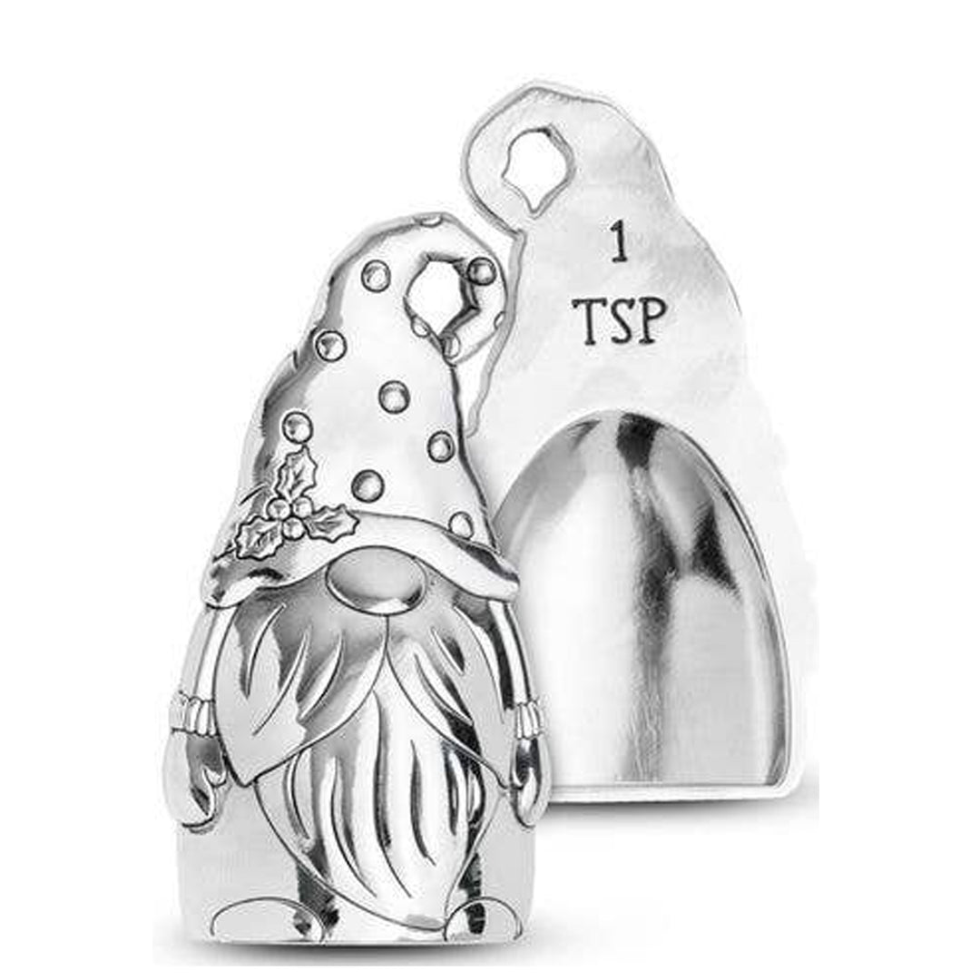 Gnome Measuring Spoon Sitter 1 teaspoon size (front &amp; back)