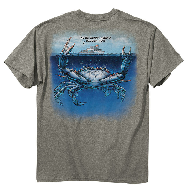 Gonna Need A Bigger Pot Crab T-Shirt Back
