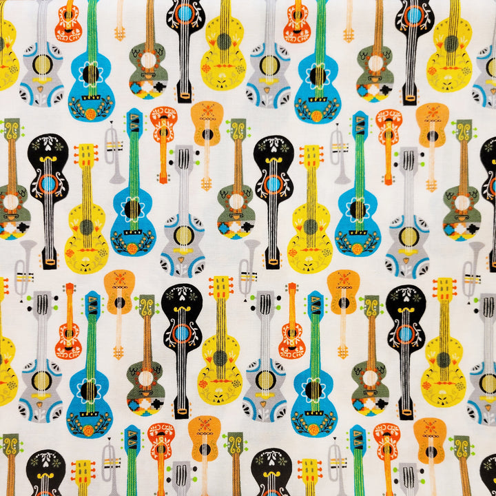 Guitars Microwave Bowl Cozy Potholder Fabric Sample