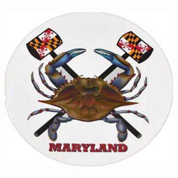 Crab Hammer Time Sticker