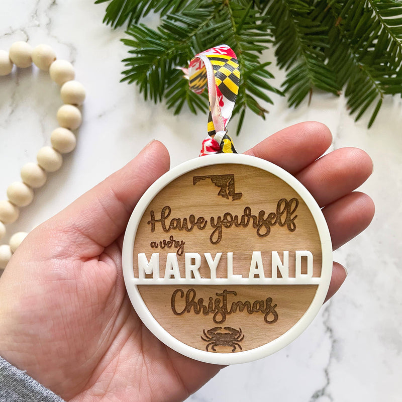 Have Yourself A Very Maryland Christmas Ornament (scene)