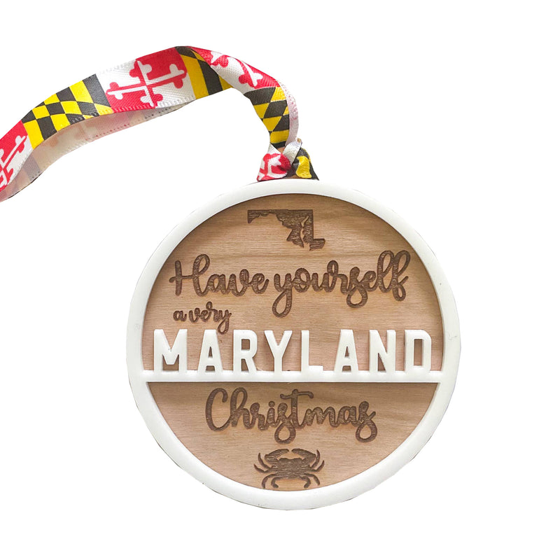 Have Yourself A Very Maryland Christmas Ornament