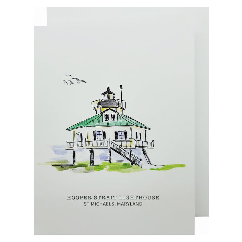 Hooper Strait Lighthouse Note Card