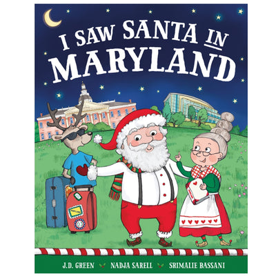 I Saw Santa In Maryland Childrens Book
