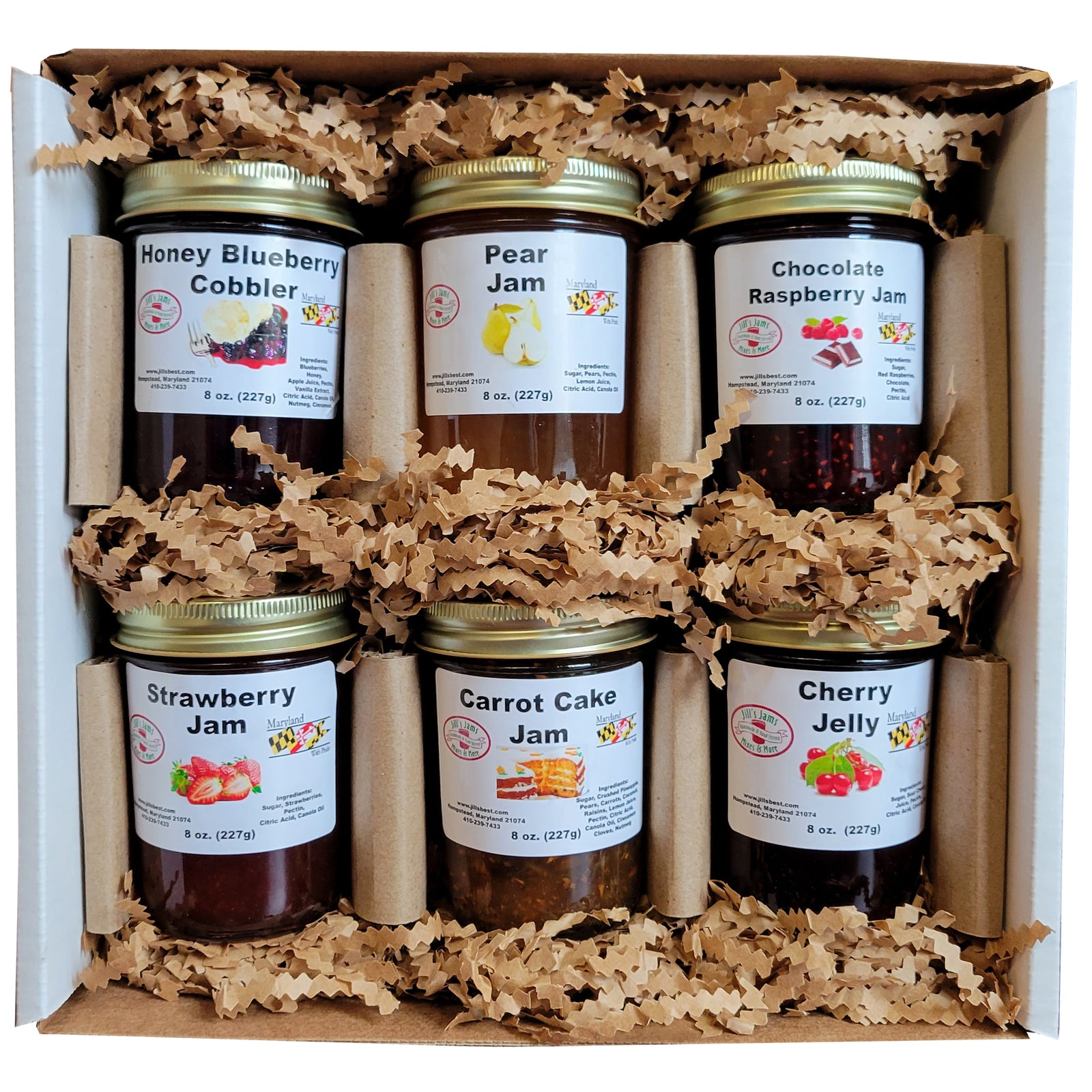 Jam & Jelly 6 Jar Gift Box