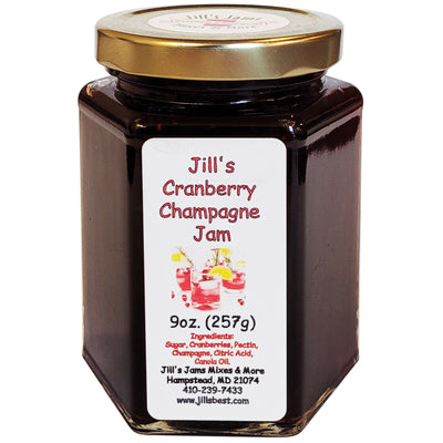 Jill's Cranberry Champagne Gourmet Jam