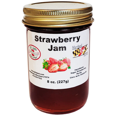 Jill's Strawberry Jam 8oz jar