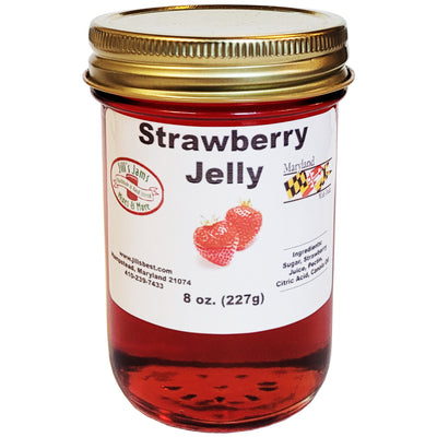 Jill's Strawberry Jelly 8oz jar
